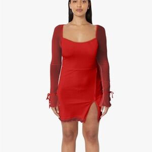 Bodycon long sleeve dress